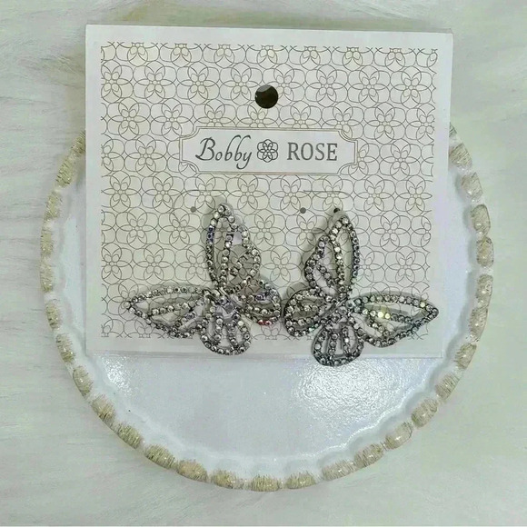 Bobby & Rose Butterfly Earrings - Picture 1 of 2